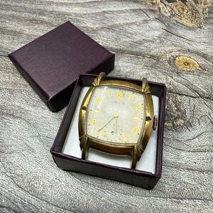 Orvin Incabloc 10 K RGP Deco Case Manual 1940’s Vintage Not Tested